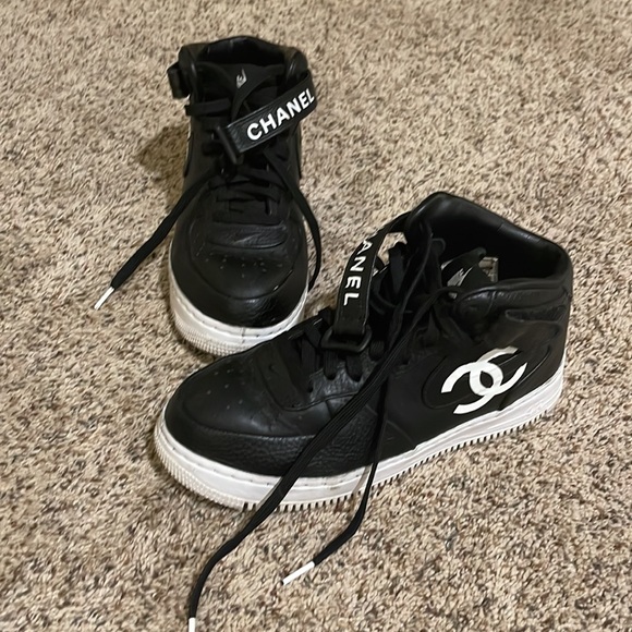 Nike high top with Chanel details men’s size 6 - Picture 3 of 3